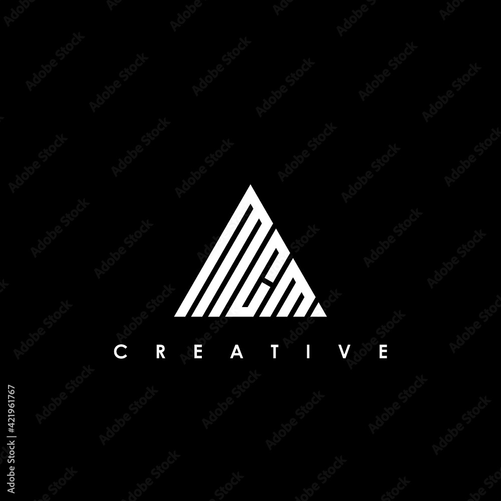 MCM Letter Initial Logo Design Template Vector Illustration MCM Letter Initial Logo Design Template Vector Illustration
