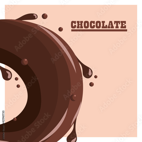 chocolate waving card