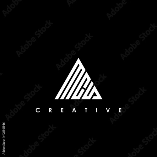 MCS Letter Initial Logo Design Template Vector Illustration