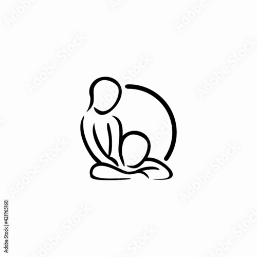 Body Spa Centre icon, massage parlour, spa, relax, 
rejenuvate, essential oil, vector illustration
