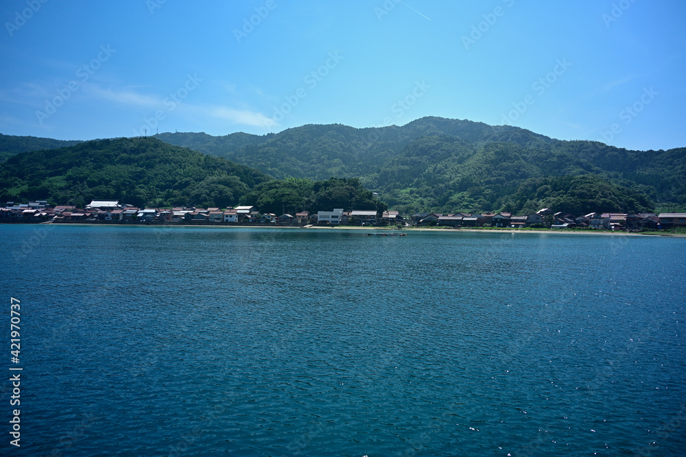 島根半島の漁村
