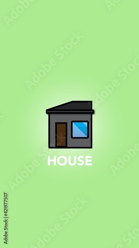 Vector image : house