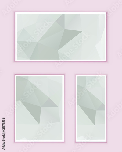 Polygonal Mosaic Background, Low Poly Style, Vector illustration, Business Design Templates