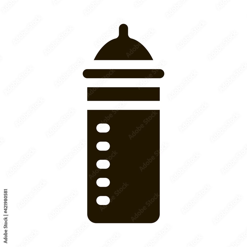 Feeding Bottle Icon Vector Glyph Illustration Feeding Bottle Icon Vector Glyph Illustration