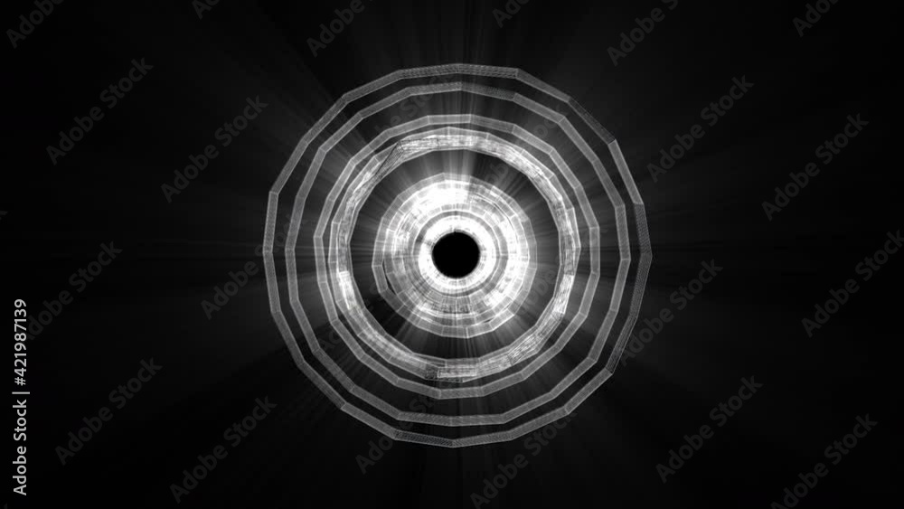  Abstract Black And White Circular Patterns 
