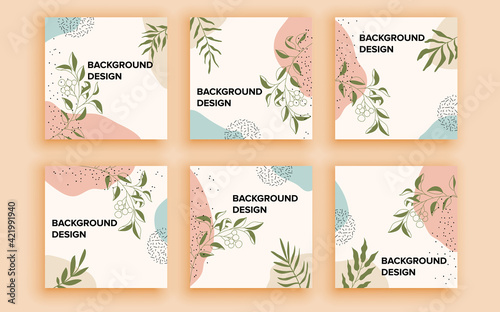 Set of sale banner template design. Vector illustration.