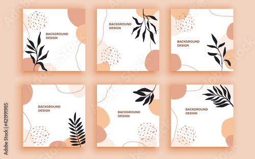 Set of sale banner template design. Vector illustration.