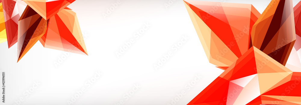 Vector 3d triangles and pyramids abstract background for business or technology presentations, internet posters or web brochure covers Vector 3d triangles and pyramids abstract background for business or technology presentations, internet posters or web brochure covers