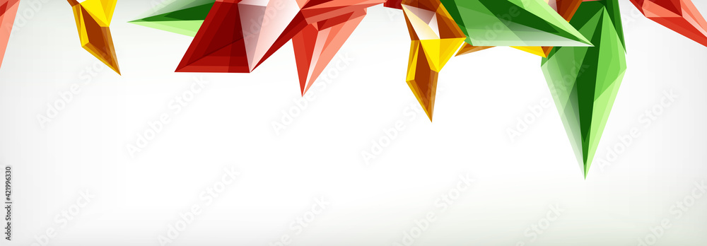Vector 3d triangles and pyramids abstract background for business or technology presentations, internet posters or web brochure covers Vector 3d triangles and pyramids abstract background for business or technology presentations, internet posters or web brochure covers