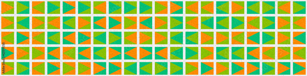 Fototapeta premium Abstract Geometric Pattern generative computational art illustration