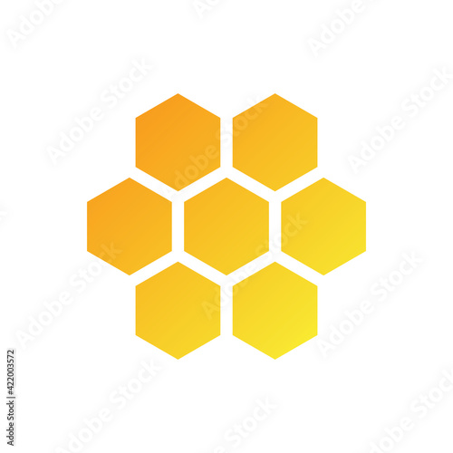 Honeycomb vector icon