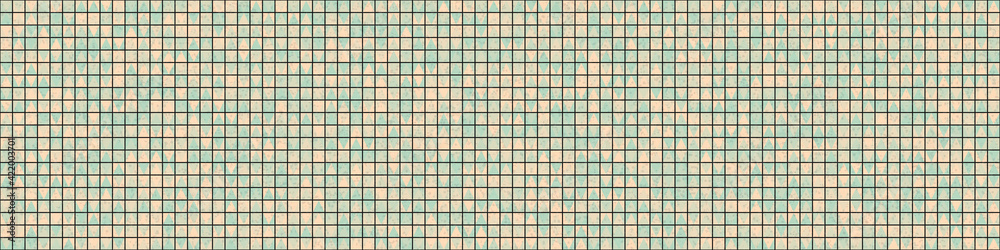 Fototapeta premium Abstract Geometric Pattern generative computational art illustration