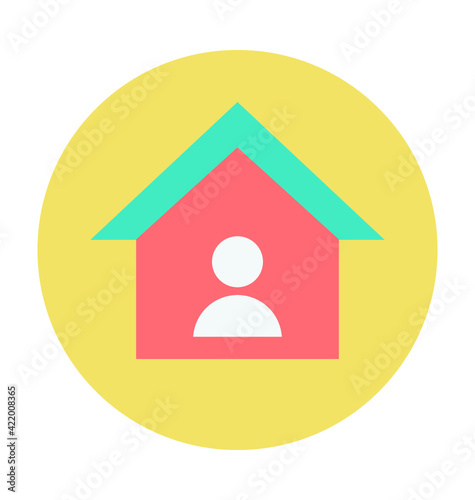 House Ownership Colored Vector Icon
