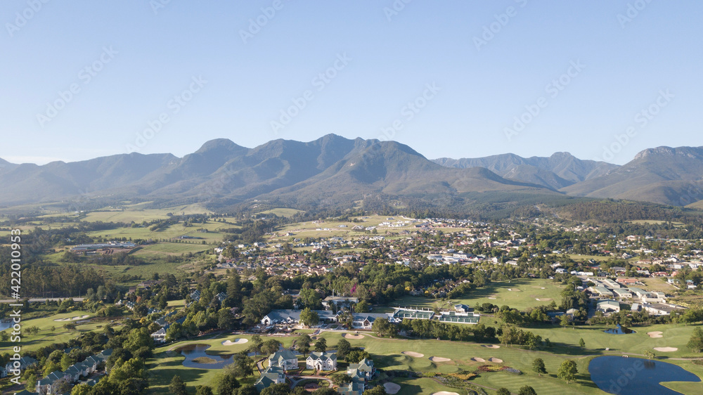 Fototapeta premium view of a village