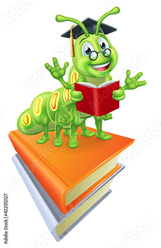 Book Worm Caterpillar Readi...