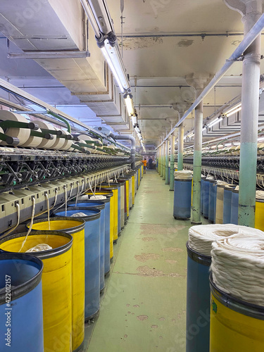 Thread Creation Process Factory Recycling Old Clothes Process Ecology
