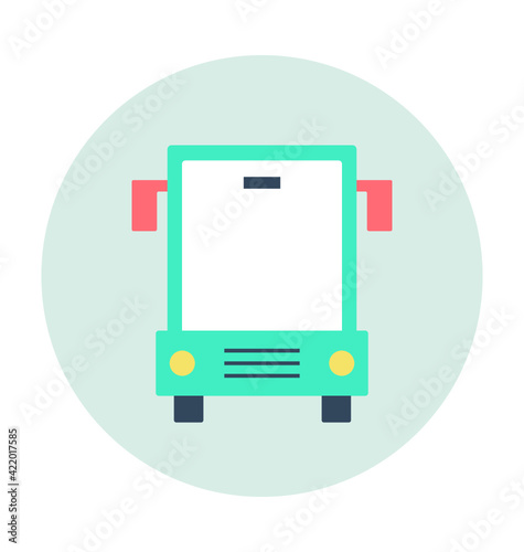 Coach Colored Vector Icon