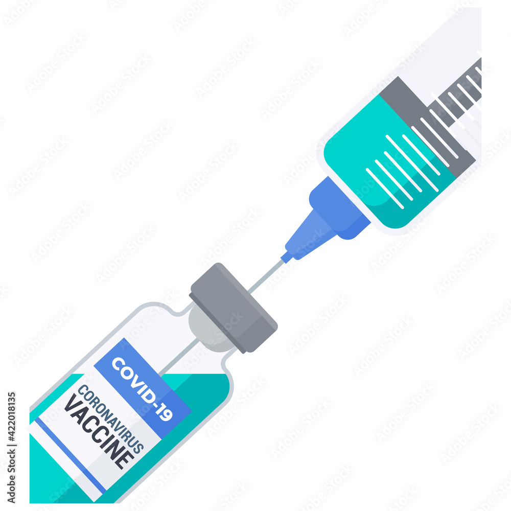 Doctor draws a coronavirus vaccine from a bottle into a syringe Doctor draws a coronavirus vaccine from a bottle into a syringe