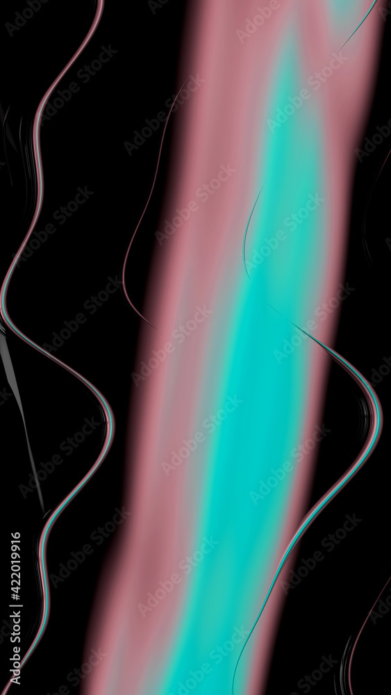 Naklejka premium Artistic and imaginative digitally designed abstract 3D fractal background