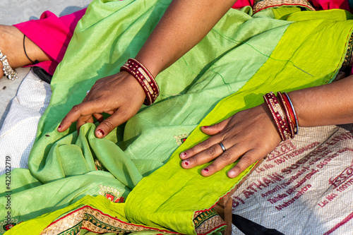 Ladies tailor sewing cloth handmade