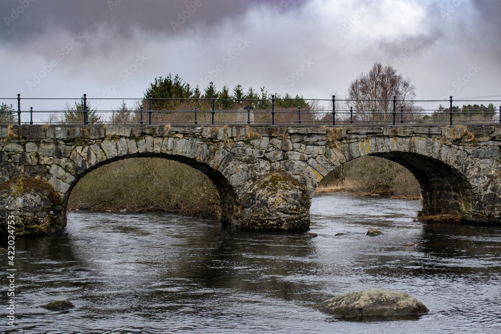 Old bridge over the river Old bridge over the river