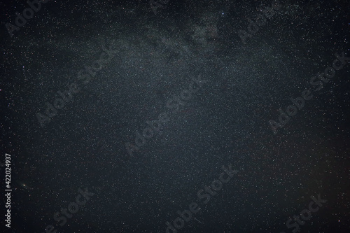 sky in the night with stars planets and comets © alexkich
