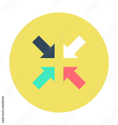 Arrows Colored Vector Icon
