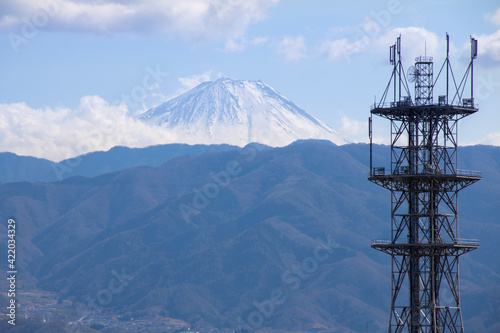 Mt Fuji with beautiful scenery in Yamanashi, Japan