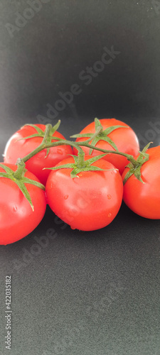tomatoes on a chopping board