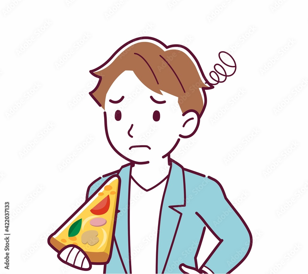 ピザを食べる人 ピザを食べる人