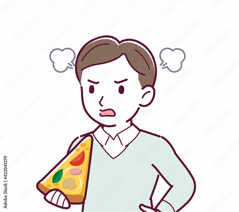 ピザを食べる人 ピザを食べる人