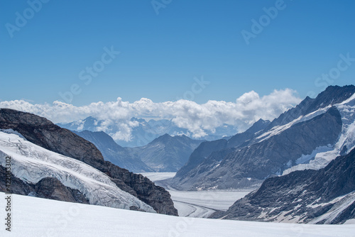 U nterwegs auf dem Jungfraujoch, Schweiz