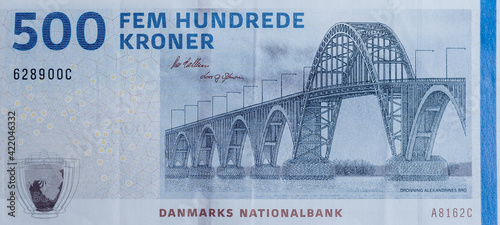 Принти на полотні World money collection. Fragments of Denmark money