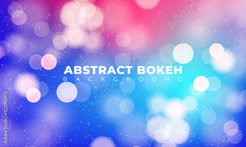 abstract bokeh background design