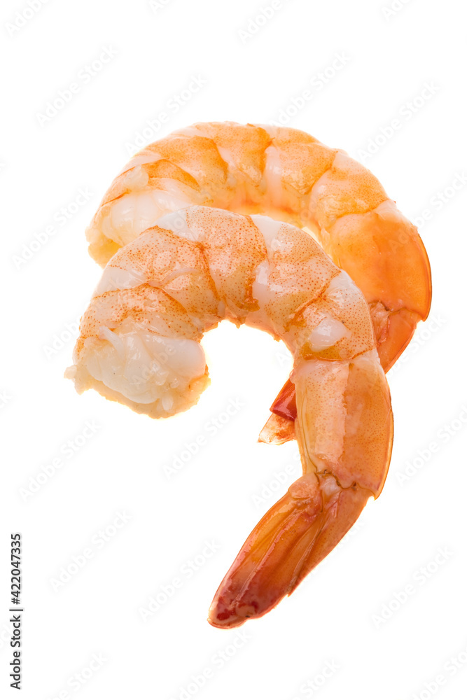 boiled shrimp isolated boiled shrimp isolated