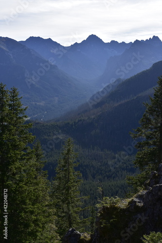 Tatry Wysokie, Dolina Białej Wody, góry, tatrzańskie szczyty 