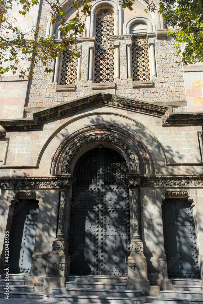 Front door to Carmelite Church and Convent