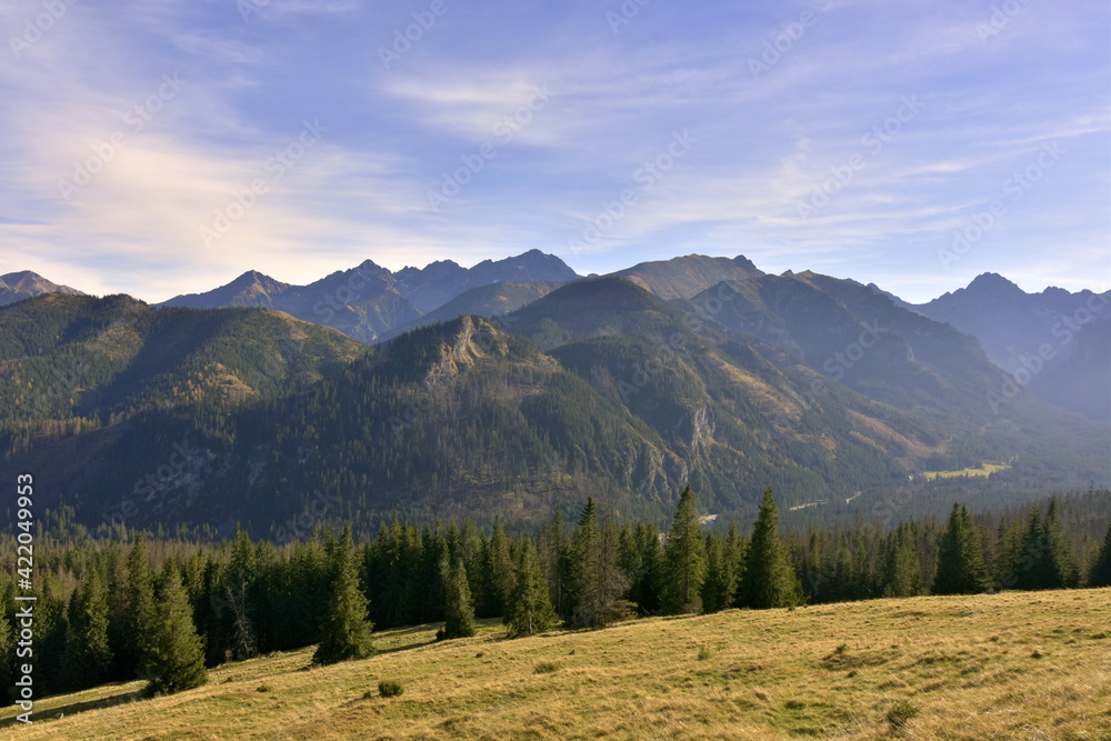 Tatry Wysokie, Dolina Białej Wody, góry, tatrzańskie szczyty