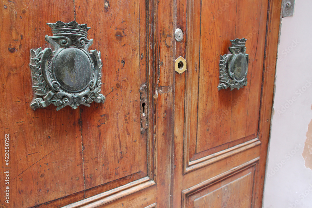 ancient door in valletta in malta ancient door in valletta in malta