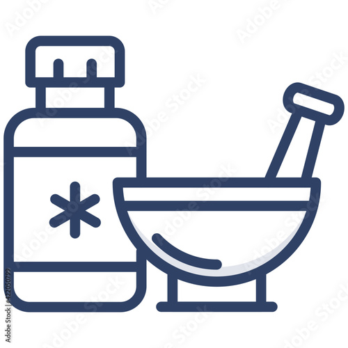 Premium download icon of pestle mortar