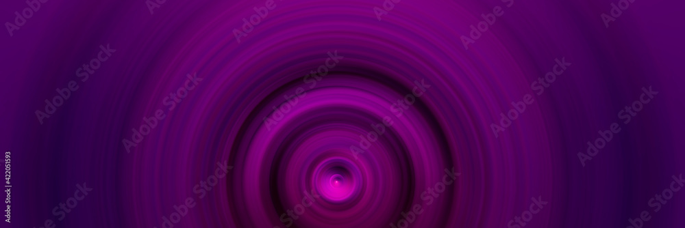 Abstract round violet background. Circles from the center point. Image of diverging circles. Rotation that creates circles. Abstract round violet background. Circles from the center point. Image of diverging circles. Rotation that creates circles.
