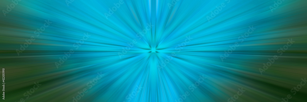 Dynamic green light beams. A flash in space going into perspective. Dynamic green light beams. A flash in space going into perspective.