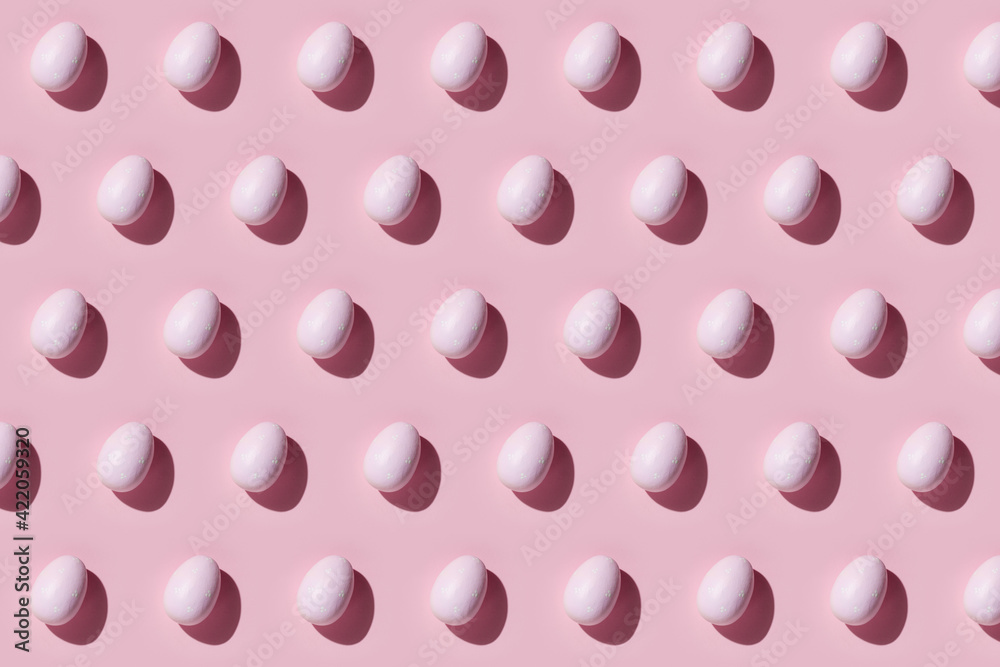 Easter egg pattern in pink. Easter egg pattern in pink.