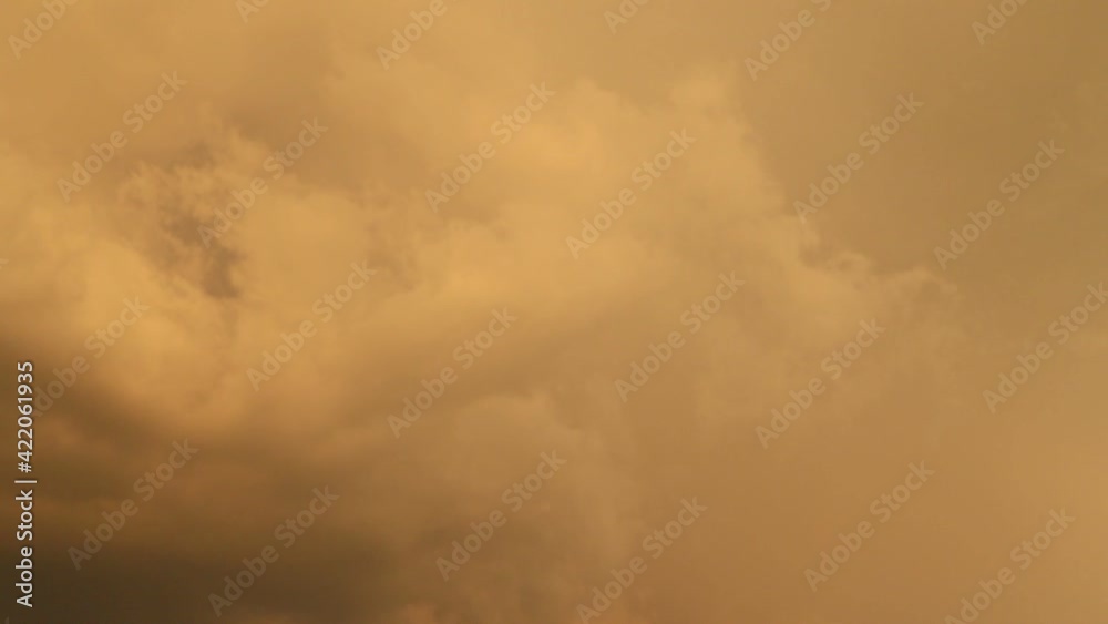 Clouds cape stormy weather, digital cinema background, clouds and thunder background.