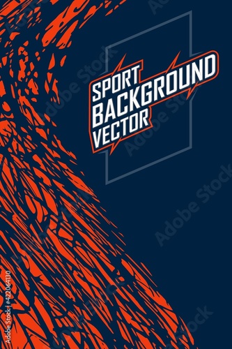 Texture for sports abstract background. Racing stripe graphic for livery, extreme jersey team, vinyl car wrap and decal stickers.