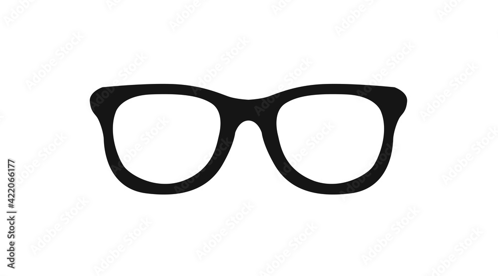 Vector Isolated Illustration of Glasses Vector Isolated Illustration of Glasses