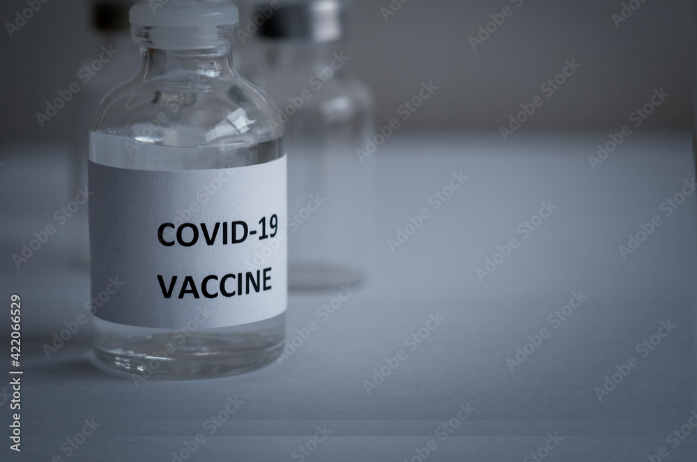 A vaccine covid 19 on the table A vaccine covid 19 on the table