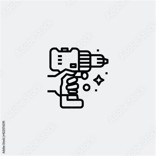 tool icon sign vector