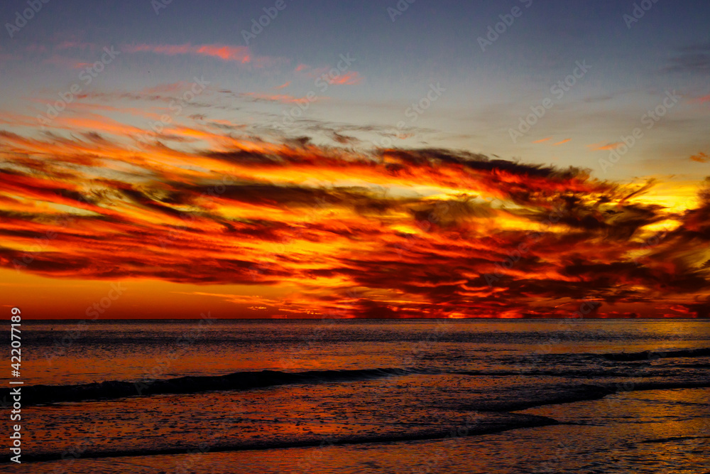 Fototapeta premium Gulf of Mexico Sunset Cloudporn