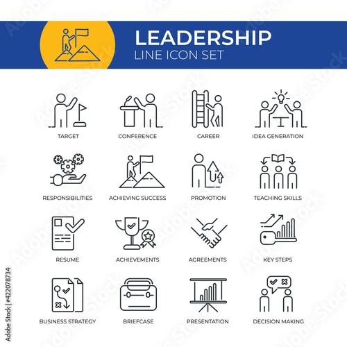 Leadership Icon Set 